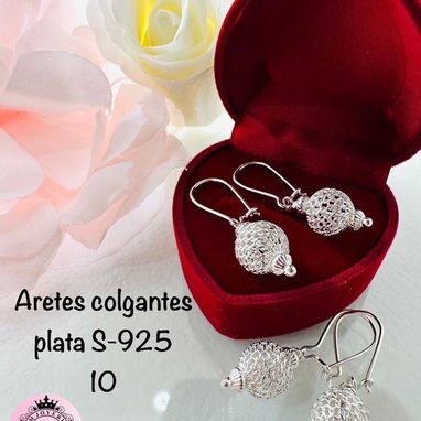 Aretes Plata S-925. LM joyería. Precios en cada foto. Mensajería disponible. Garantía en su compra - Img 118426509