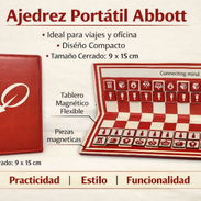Juego de ajedrez portátil plegable Abbott. C1 - Img 57855946