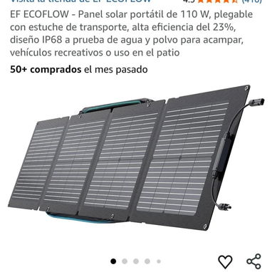 Panel ecoflow 110wh Portátil - Img 121664247