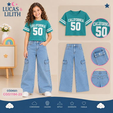 Conjunto de niñas y niños - 8/10
