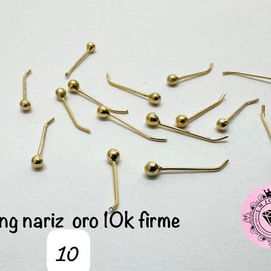 Oro y Plata. Piercings para nariz. LM joyería. Precios en cada foto. Mensajería disponible - 3/4
