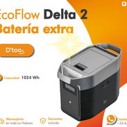 🔅Batería extra EcoFlow Delta 2-batería portátil-power station-energía de respaldo-para apagones🔅 - Img 57296086