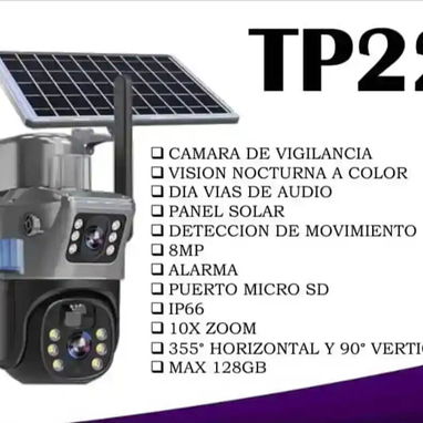 Camara de seguridad Wifi con panel solar - Img 118540122