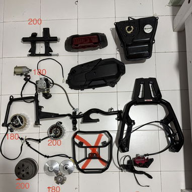 Plásticos y piezas para ava flamingo , tank,falcon y similares todo nuevo - 2/4