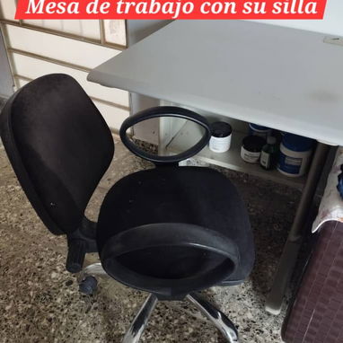 🪑💻 MESA DE TRABAJO CON SILLA GIRATORIA 💻🪑 - Img 123918640