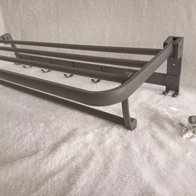 Toallero Plegable de Pared con Ganchos - Img 122263944