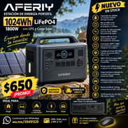 Estación de Energía Portátil AFERIY 1024Wh LiFePO4 – 1800W con UPS y Carga Solar - Img 57528565