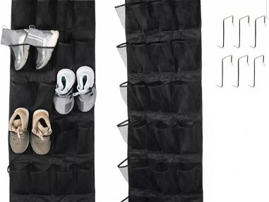 Zapatera colgante para 12 pares de zapatos. Organizador colgante para puerta o pared. 63698915 - Img main-image