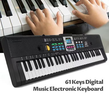 Teclado electrónico multifunción 61 teclas con micrófono - 3/9