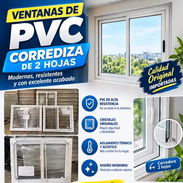 Ventanas disponibles de aluminio y cristales (originales importadas) ⬜️⬜️Ventanas de PVC corrediza de 2 hojas. - Img 58396601