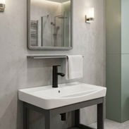 Mueble de baño con espejo rectangular - Img 58400183