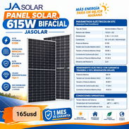 Panel solar JASOLAR Bifacial 615w - Img 57973803