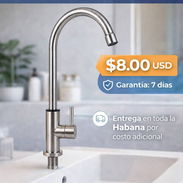 LLAVE CUELLO DE GANSO TIRO RÁPIDO PARA FREGADERO - Img 55996690