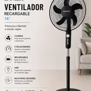 Ventilador Recargable MILEXUS 16" - Img 56483010
