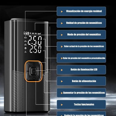 Inflador de neumáticos eléctrico - Img 123329640