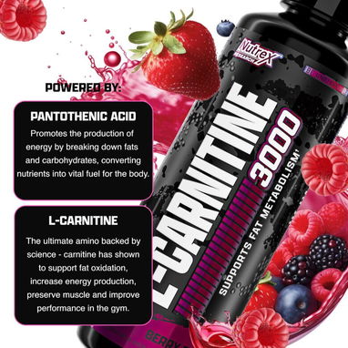 L-CARNITINA LÍQUIDA PREMIUM (NUTREX) 3000MG. Marca en Plaza, La Habana,  Cuba