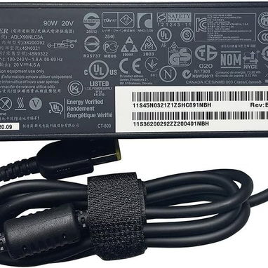 Cargador de CA de 90 W, 20 V, 4,5 A, punta cuadrada para Lenovo ADLX90NLC3A ADLX90NLC2A ADLX90NCC2A ADLX90NCC3A 53274327 - Img 123249921