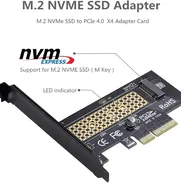 Adaptador M.2 NVME a PCIe 4.0/3.0 💵25 USD - Img 49481404