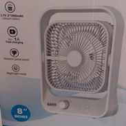 Ventilador portátil de mesa con luz - Img 50637278