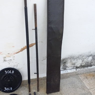 SE VENDEN ARTICULOS DE GIM ( DISCOS , BARRAS , MANCUERNAS , BANCO CON SU ESPALDAR - Img 125442173