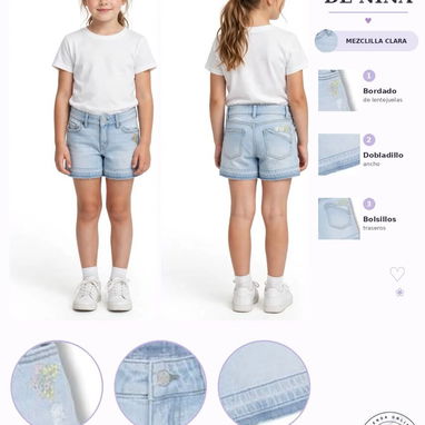 Shorts y pullover de niñas y niños - 3/5