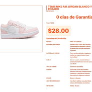 Nike Air Jordan Blanco con Rosado: Calzado que Define tu Estilo $28 VPT#-0325 - Img 55667360