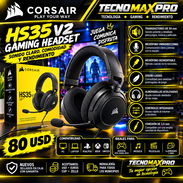 🎧🔥 CORSAIR HS35 V2 GAMING HEADSET ✅ Transductores de 50 mm para un audio potente y detallado⚡ WhatsApp 53321047 - Img 58192960