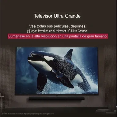 LG de 65” 4K UHD IA incorporado modelo: UA77 del 2025 Smart TV - 6/10