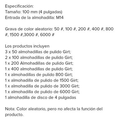 Discos para Pulir Polvo Diamante de 4"Granito !! - Img 123033181