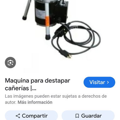 Plomero con máquina eléctrica profesional - Img 125260937