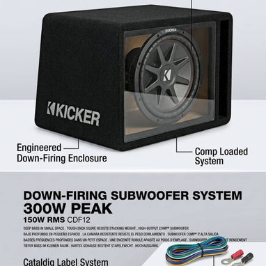 Combo Musica Profesional NUEVO Planta Boss 3700W Bajo Kicker 12 - Img 123828160