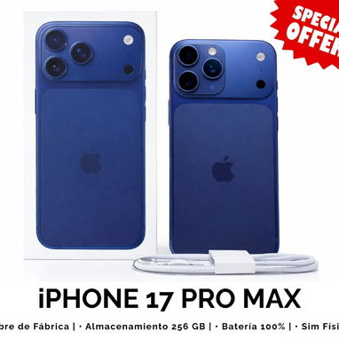 iPhone 17 Pro Max SELLADOS EN CAJA Sim física venta o cambio x iPhone menor y vuelto - Img 125886364