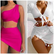 💯💯Set de bikinis con pareos - Img 51860948