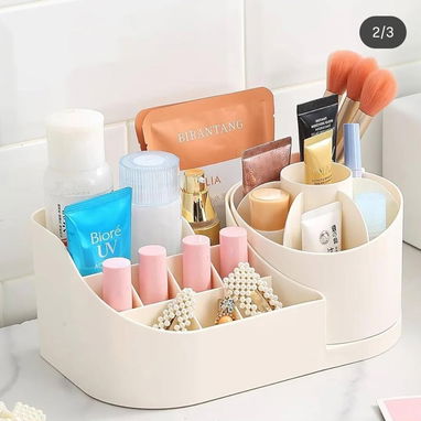 Organizador de cosméticos y accesorios Giratorio - Img 122018983