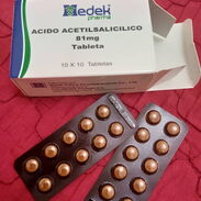 Aspirina de 81 mg. Importada - Img 45404591
