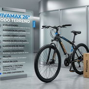Bicicleta 26 Vivamax $220 USD | 21Vel + Doble Disco | Transporte Gratis | Factura y Garantía ⚡ Rodado Rin 26 - Img 57747262