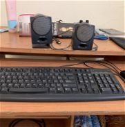 Set de teclado mause dos bocinas y módem - Img 45740453