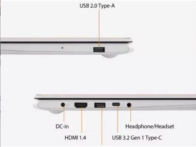 Laptop ASUS 15.6" N6000 (4/128GB)//Asus VivoBook Go 15//Diseño atrevido y juvenil// Nuevo en caja//Con Garantía// - Img 66927597