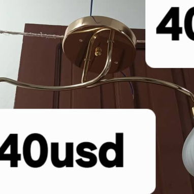 *LÁMPARAS DE 2 BOMBILLAS* *NUEVAS EN SU CAJA CON TODOS SUS ACCESORIOS - 10/10