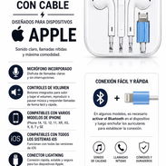 Audífonos con cable para Iphone y dispositivos Apple. - Img 56605499