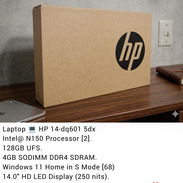 Laptop HP 14-dq601 5dx Nuevas en caja con portafolio de regalo - Img 55072721