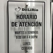 Cartel de horario / cartel de acrilico y vinilo para negocios / carteles de horarios / carteles para negocios - Img 57863887