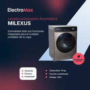 LAVADORA/SECADORA AUTOMATICA MILEXUS 10 KGS-110V (ML-LVFL-10KG-110V) - Img 56729083