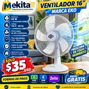 ¡Mantén tus espacios siempre frescos y cómodos con el Ventilador de 16" marca EKO! - Img 58296819