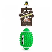 JUGUETES PARA PERROS/PELOTA RUGBY CON CHIFLE - Img 56457967