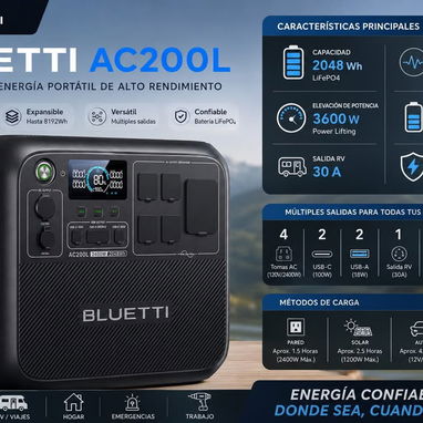 Estación Bluetti AC200L - 2/2