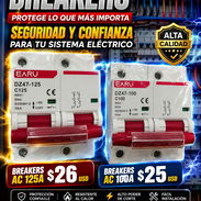 ⚡🔥 ¡PROTEGE TU INSTALACIÓN ELÉCTRICA! 🔥⚡ 🚨 BREAKERS EARU 🚨 Calidad, seguridad y potencia para tu sistema eléctrico. - Img 57048127