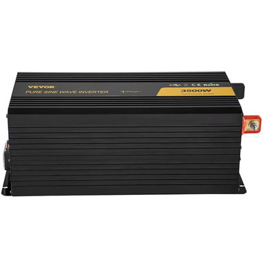 Inversor VEVOR 3500W 7000W Pico Onda Pura 12V a 120V Con Control Remoto Pantalla LCD USB GFCI Para RV Solar Negro - Img 123181154