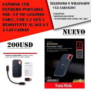 Discos SSD externos 1tb marca SANDISK - (200usd) llamar o WhatsApp 54816397 - Img 56623459