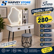 COQUETA SIRENA CON ESPEJO LED — $280 USD - Img 58333005